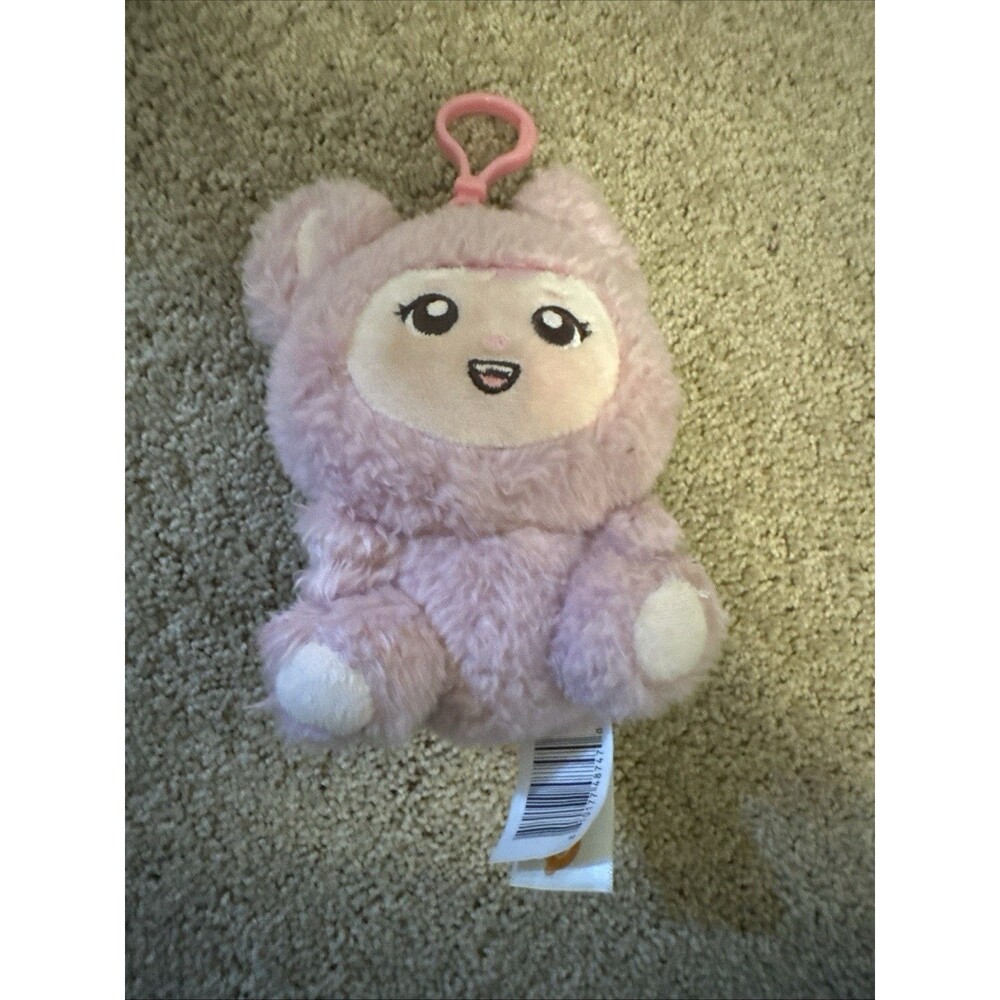 LaBabies CECE Pink Plush Clip Keychain 5" Kawaii Anime Girl NWT